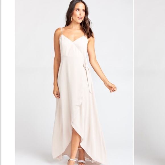 Show Me Your Mumu SMYM Mariah wrap maxi dress in SHOW ME THE RING NEW MEDIUM - Picture 1 of 6